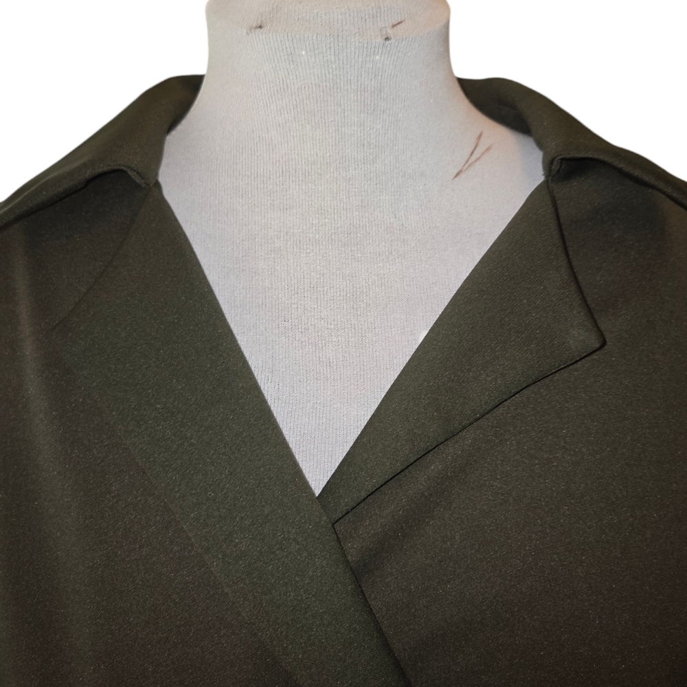 Standards & Practices Army Green Stretch Long Sle… - image 3